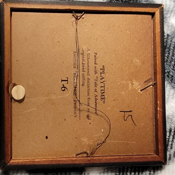 Vintage 1930 Silhouette Mother & Child - Picture 2 of 3